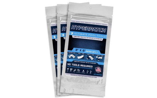 Ultimate Pool Tools Rein Polyester/plst Hyperpatch Fg 3PK - UPT-HPAT-3X6