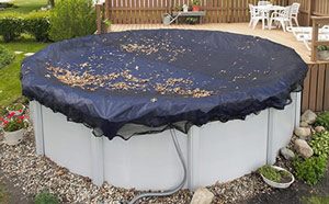 Arctic Armor Above-ground Leaf Net, 30 ft. Round Pool Size, 33 ft. Cover Size (WC512)