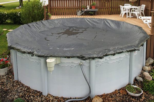 Arctic Armor Gorilla Solid Winter Cover, 28 ft. Round Pool Size, 32 ft. Cover Size (WC9806)