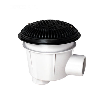 Hayward Black Sump with Adj 8" Grate 2/PK 2"Sx2"FPT - WG1154SBLKPAK2