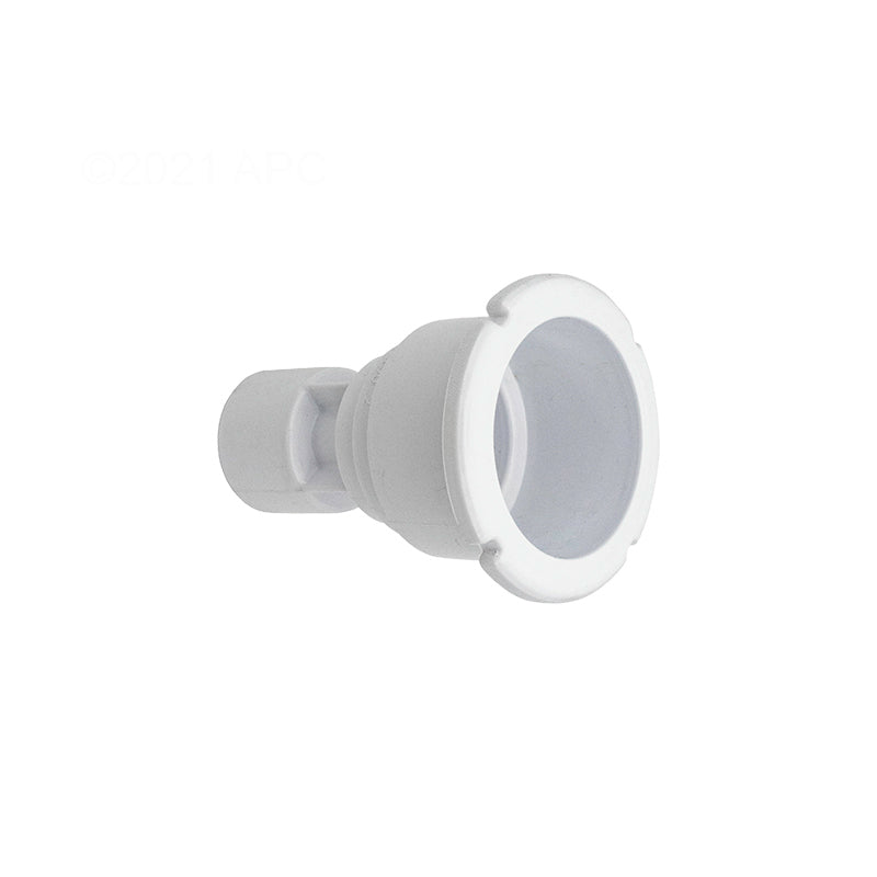 Waterway Poly Storm Thread-in Wall Fitting, White, Gunite - 215-1390