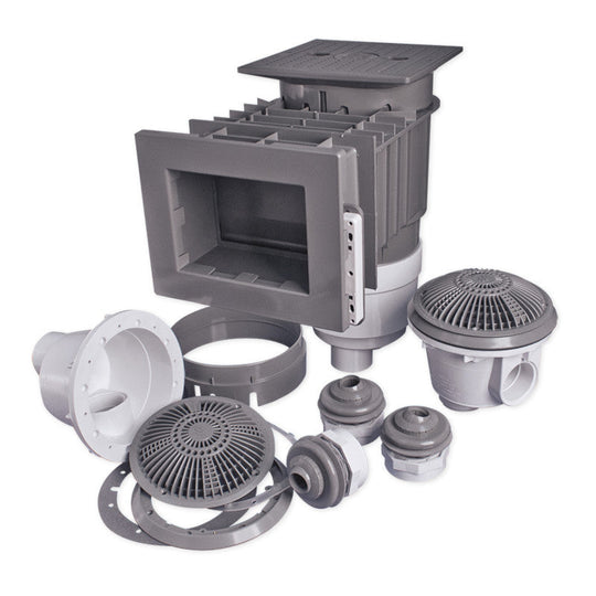 Waterway STD VL IG Skim Builders Pack 2.5" Spigot/2" S Gray