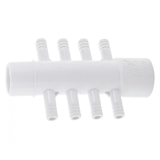Waterway 1"[S] X 1" [Spigot] X [8] 3/8 Rb Barbs - 672-4340