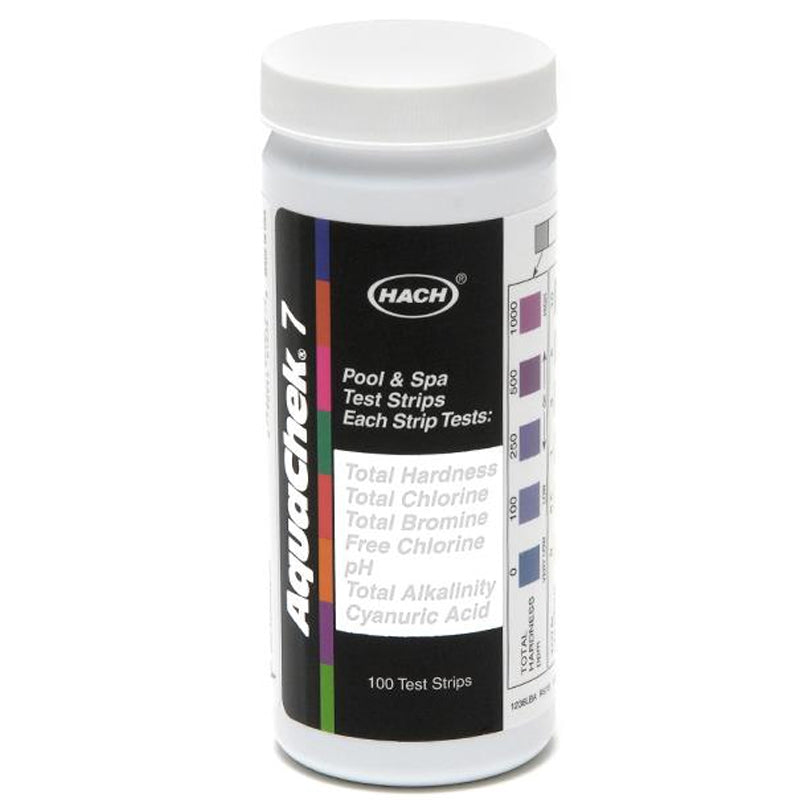 Aquacheck Silver 7 Way Test Strip, 100 strips per bottle (551236)