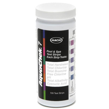 Aquacheck Silver 7 Way Test Strip, 100 strips per bottle (551236)