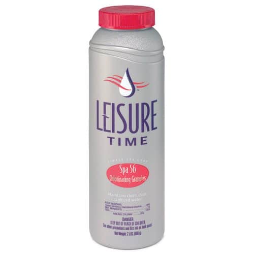 Leisure Time Spa56 Chlorine Granules for Shocking, 2 lb. Bottle (22337A)