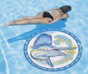 Sailfish Pool Aqua-Art 46in. Diameter x 1/16th in. thick