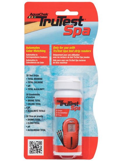 AquaChek TruTest Spa Digital Test Strip Reader Refill Bottle, 50 Strips (522255)