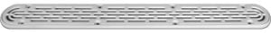 Aquastar Channel Drain Flat Grate Suction Outlet Cover w/Frame, 32 in., White (32CDFLFR101)
