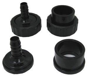 Hayward 6060 Booster Pump Union Fittings Kit, 2 Unions & O-rings (AX6060UNPAK)
