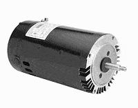 Magnetek C-Frame Threaded Shaft Motor, Up Rated, 0.75 HP, 1.00 SF, 115/230v (B227SE)