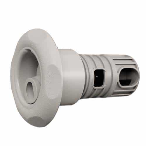 American Turbo Swirl Emerald Cut Luxury, Hi-Flow Directional Jet, 3-1/2 in. Face, Light Gray (950381)