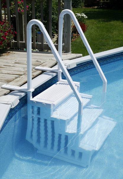 Blue Wave Easy Pool Step (10 inch Height x 27 inch Length/ step) (NE113)