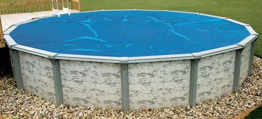 Blue Wave Above-Ground 12x24 ft. Oval Blue Solar Blanket, 8 mil, 3 Year Warranty (NS135)