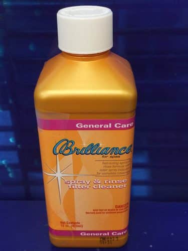 Brilliance Spray & Rinse Filter Cleaner 16 oz. 83713