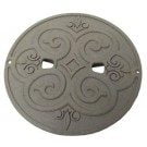 Casa Newport Skimmer Lid Replacement, Plastic, Stone Color, 9.1 Inch (10-01022SP9.1)