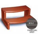 Confer Spa Universal Handi-Step, 30 inches wide, Color - Charcoal Gray (HS2-CG)