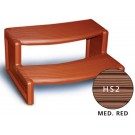 Confer Spa Universal Handi-Step, 30 inches wide, Color - Medium Redwood (HS2-MR)