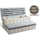Leisure Accent Spa Storage Step, 36 Inches Wide, Color - Portabello (LASS36-P)
