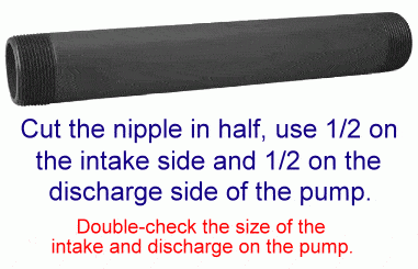 CPVC Nipple 2in. X 6in. Scheduled 80 (9220-060)