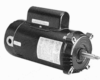 Hayward Super II Motor, SP3000 Series, 0.75 HP, Energy Efficient, 1.50 SF, 115/230v (CT1072)