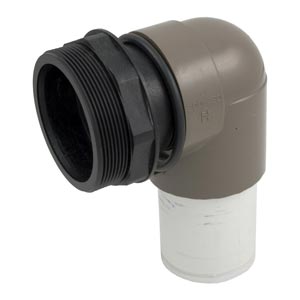 13a - Hayward Micro-clear Permaglass Buttress Thrd Outlet Elbow Assembly w/O-Ring & Blkhd Ftg (1997) - Obsolete