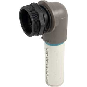 Hayward Micro-Clear SS Buttress Thrd Outlet Elbow Assembly - Flat Seal Surface w/O-Ring & Blkh - Obsolete