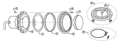 Pentair SpaBrite Light Parts