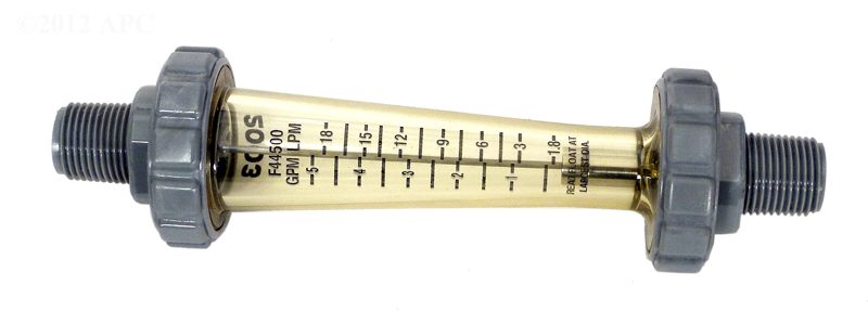 Blue White Flowmeter, 3/4 in., 1-10 GPM (F-44750LH-12)