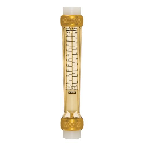 Blue-White Flowmeter, FPT Vert In-Line, .5-5g, 3/4 in.(F-46050LX-12K)