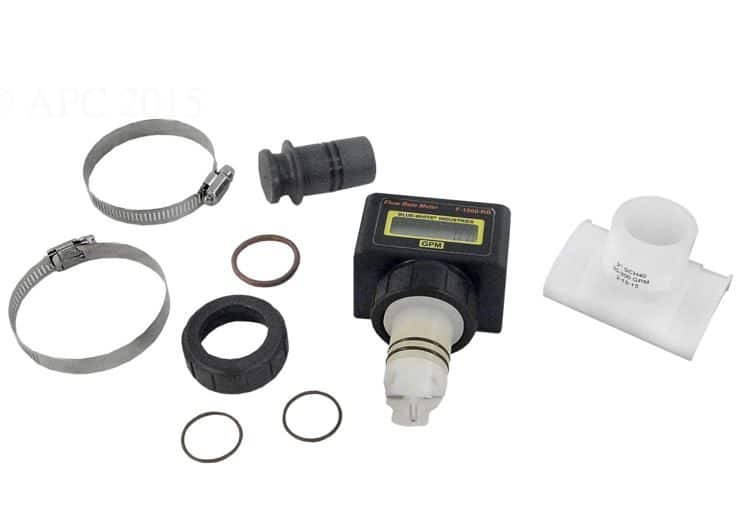 Blue White F-1000 Schedule 40 Digital Flowmeter, 2 in. (RB-200S4-GPM1)