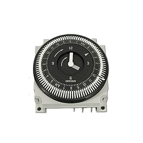 Grasslin Electric 24-Hour Time Clock, 115V, SPDT (FM-1)