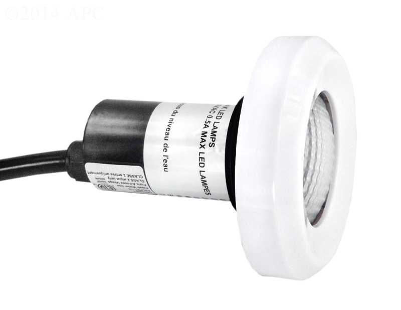 SR Smith Treo LED Color Light 12v 5W, 80 FT. Cable, 4 Color Trim Rings (FPAL-C) Use (FLED-C-TR)