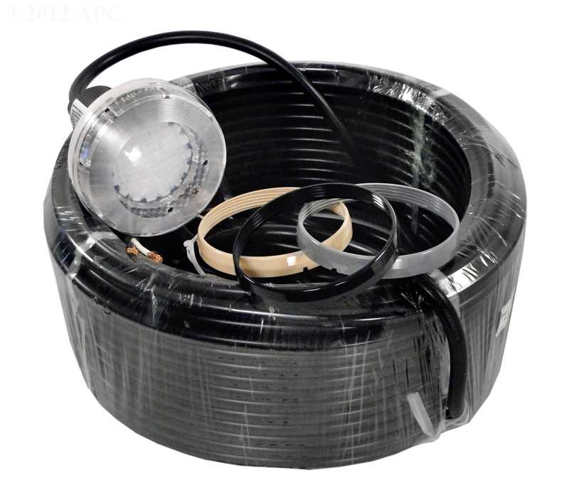 SR Smith Treo LED Color Light 12v 5W, 150 FT. Cable, 4 Color Trim Rings(FPAL-C-150) Use (FLED-C-TR-150)