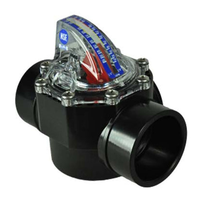 H2 FlowVis Check Valve with Flow Meter, 2 Port, 1.5 x 2.0 in. (FV-C-15)