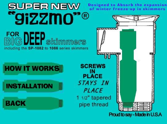 Gizzmo Winterizing Skimmer Guard- Reg.16 in. (NW305) use (GIZ2EACH)