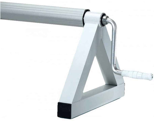Hurricane In Ground Solar Reel, Aluminum, for up to 24x50 ft. Cover, 4 in. Tube, 12 in. tall (GLI-70-0004) 552404HUCRS