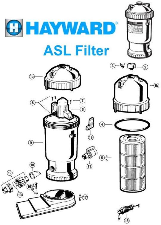 Hayward ASL Filter Parts
