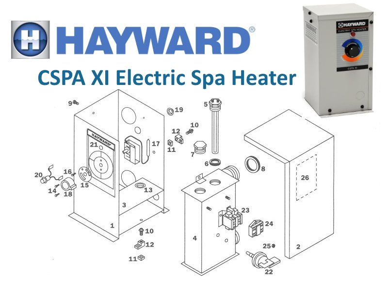 Hayward CSPA XI Electric Heater Parts