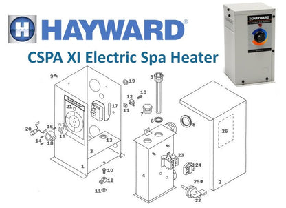 Hayward CSPA XI Electric Heater Parts