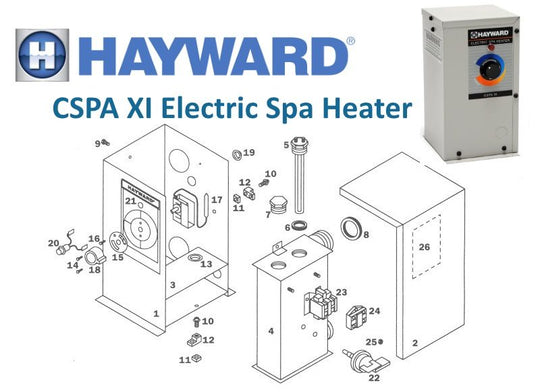 Hayward CSPA XI Electric Heater Parts