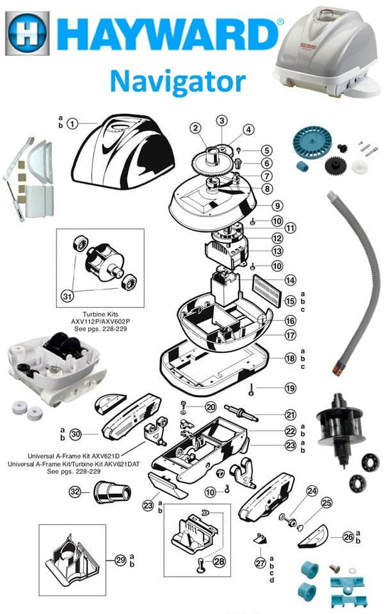 Hayward Navigator Pool Cleaner Parts