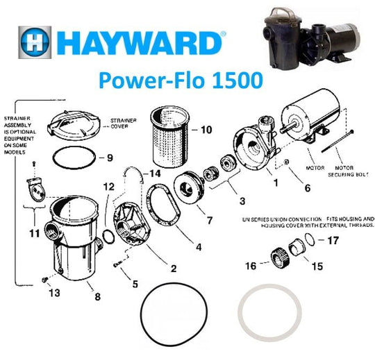 Power-Flo SP1500 Pump Parts