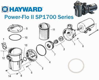 Hayward Power-Flo II Pump Parts