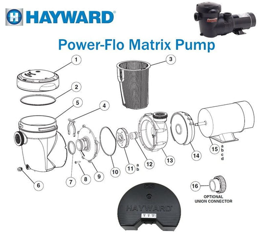 Hayward Matrix Pump Parts