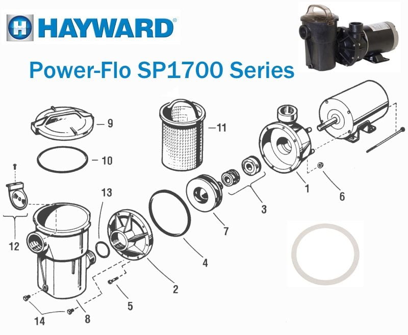 Power-Flo SP1700 Pump Parts