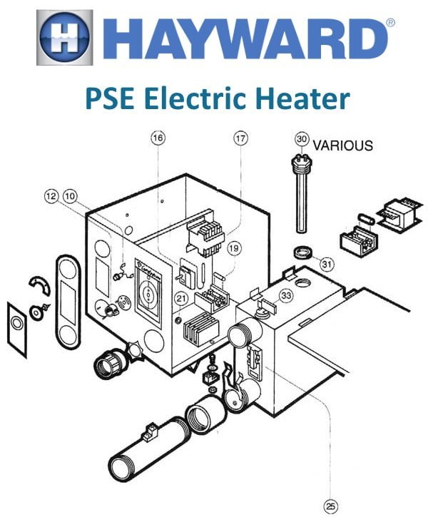 Hayward PSE Electric Heater Parts