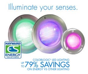 Hayward ColorLogic 4.0 Spa Light, 120V, 30' Cord, SS Rim (SP0535SLED30)