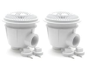 Hayward Deluxe Suction Outlet for Concrete (2 sumps w/covers) (WG1154AVPAK2)