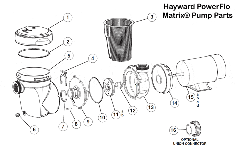 Hayward Matrix Pump Parts